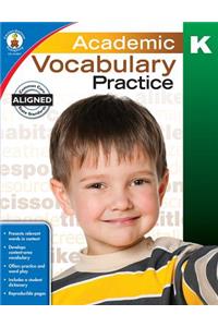 Academic Vocabulary Practice, Grade K