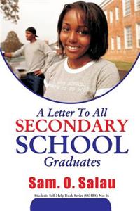 Letter to All Secondary School Graduates