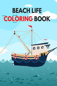 Beach Life Coloring Book