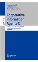 Cooperative Information Agents X